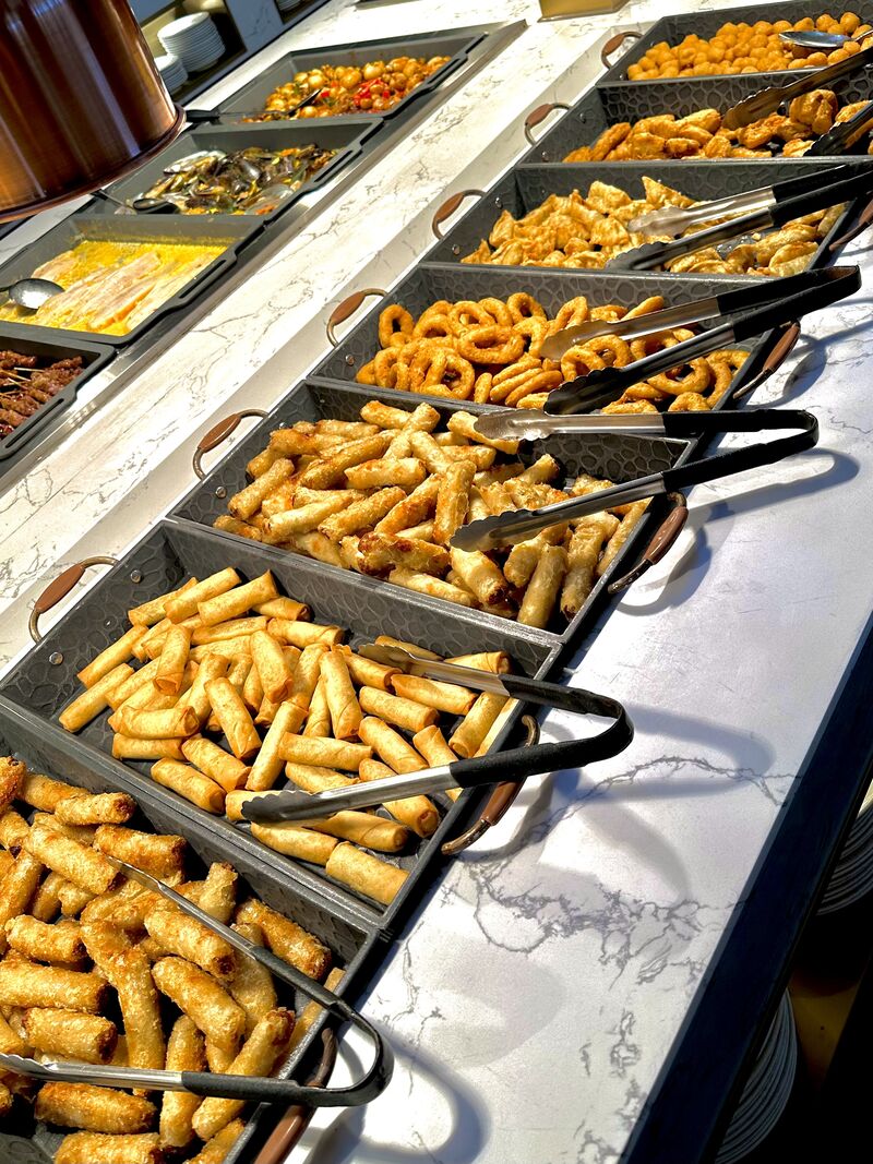 Des petites croquettes poulet, crabe, crevette, légumes, calamar ? A vous de choisir 