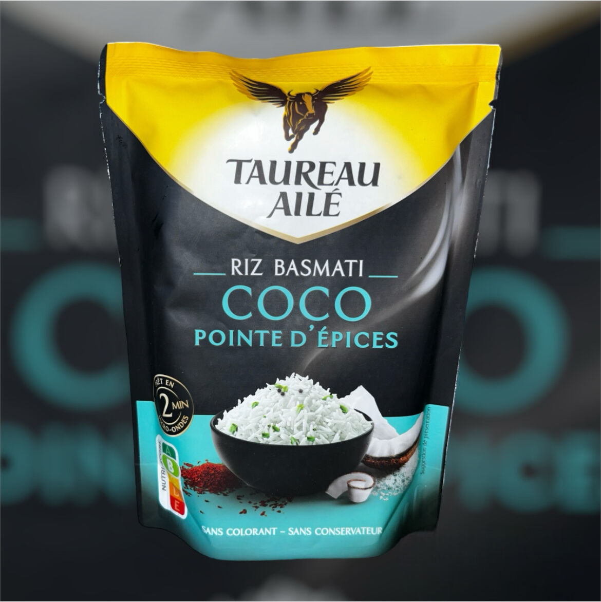 Riz Basmati Coco Taureau Aile [250g] - 3.90€