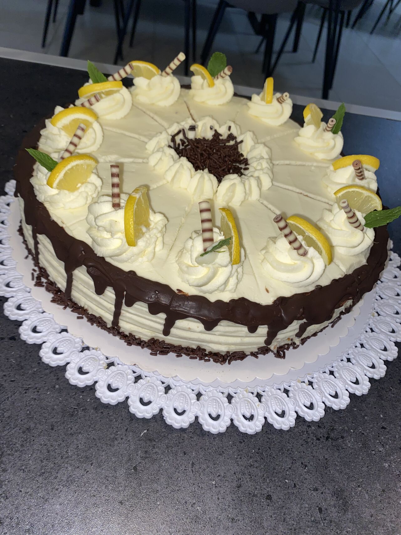 Zitronen Torte