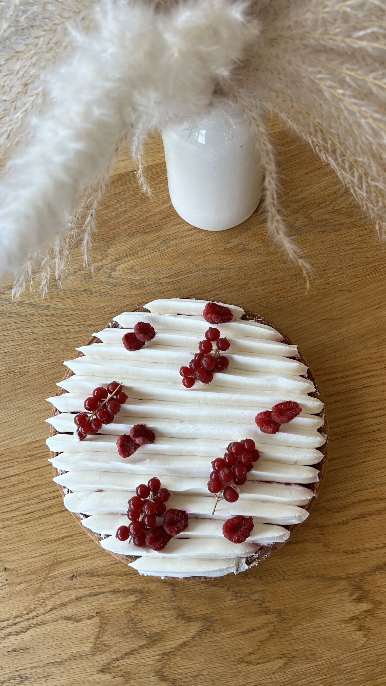 Tarte vanille fruits rouges