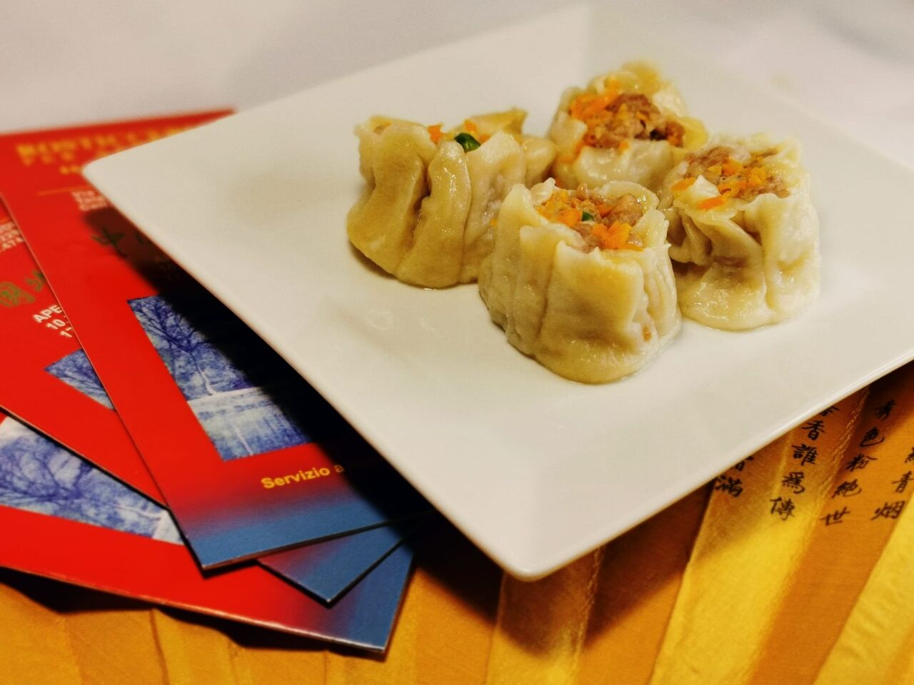 Ravioli con gamberi (c'è anche carne di maiale!) 