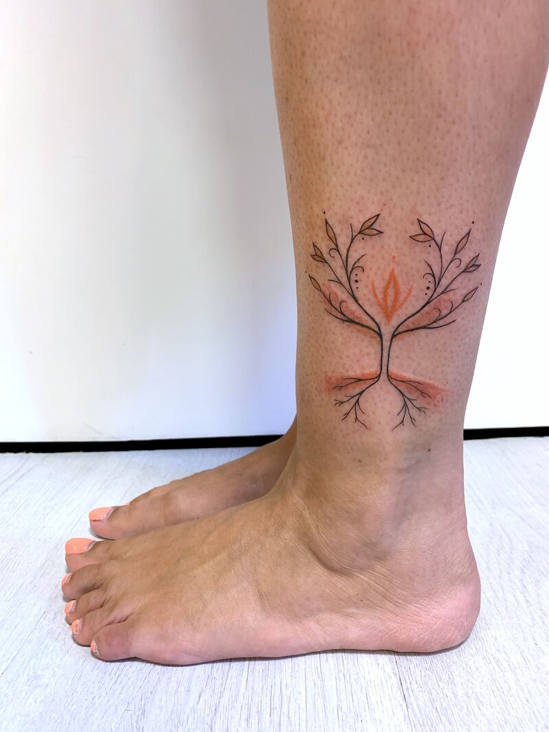 Levensboom met kleur - voor Cassandra