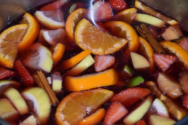 Home made sangria 🍷