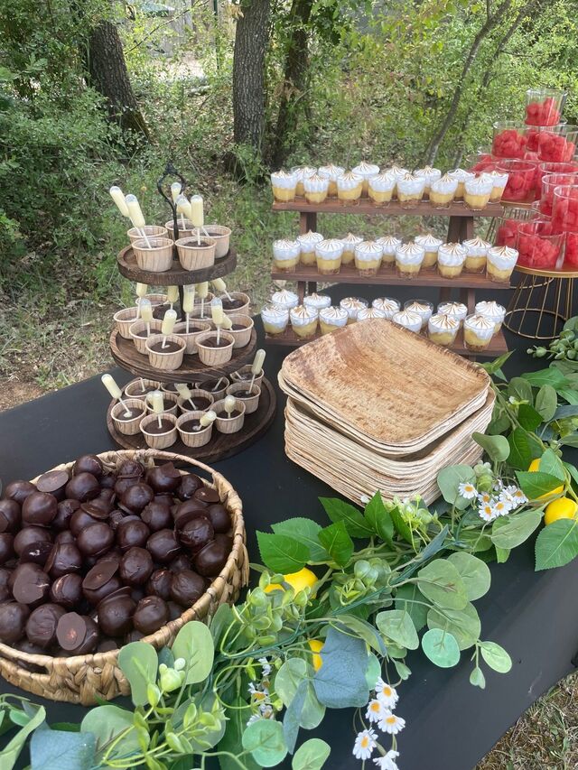 Buffet pièces sucrées 