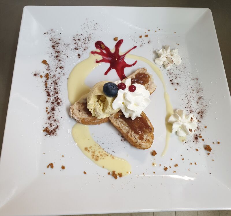 Déssert du jour du week end du 6 novembre : gâteau roulé à la crème de marrons
