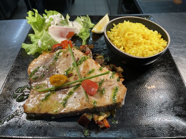 Steak de thon mi-cuit 