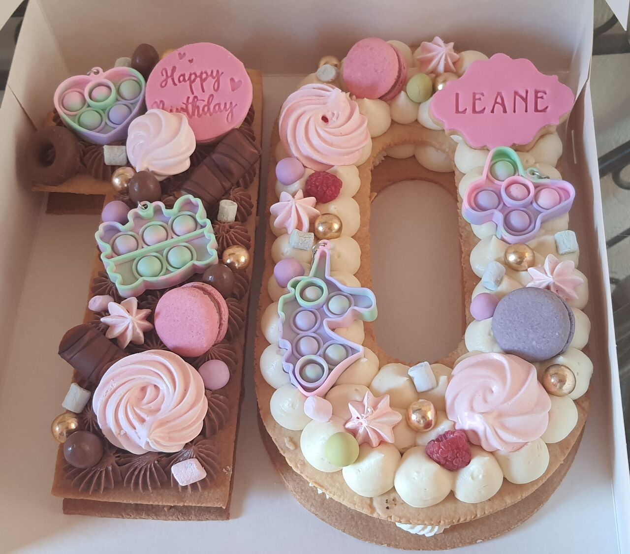 Numbercake thème pop it