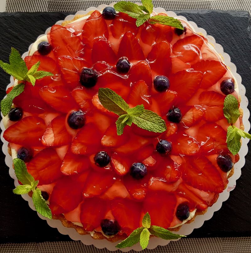 Erdbeerkuchen