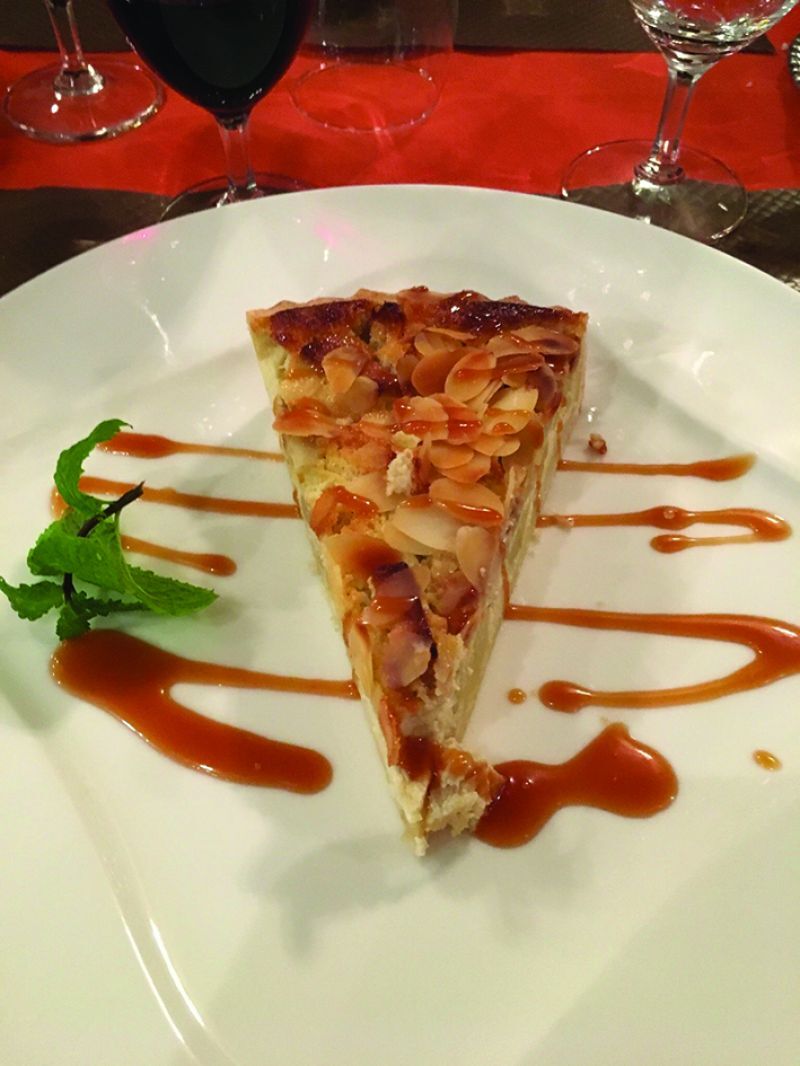 Tarte aux pommes amandine