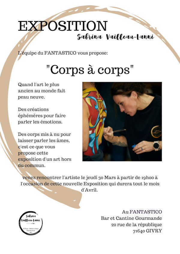 Exposition Body Painting Sabrina Vailleau Lanni