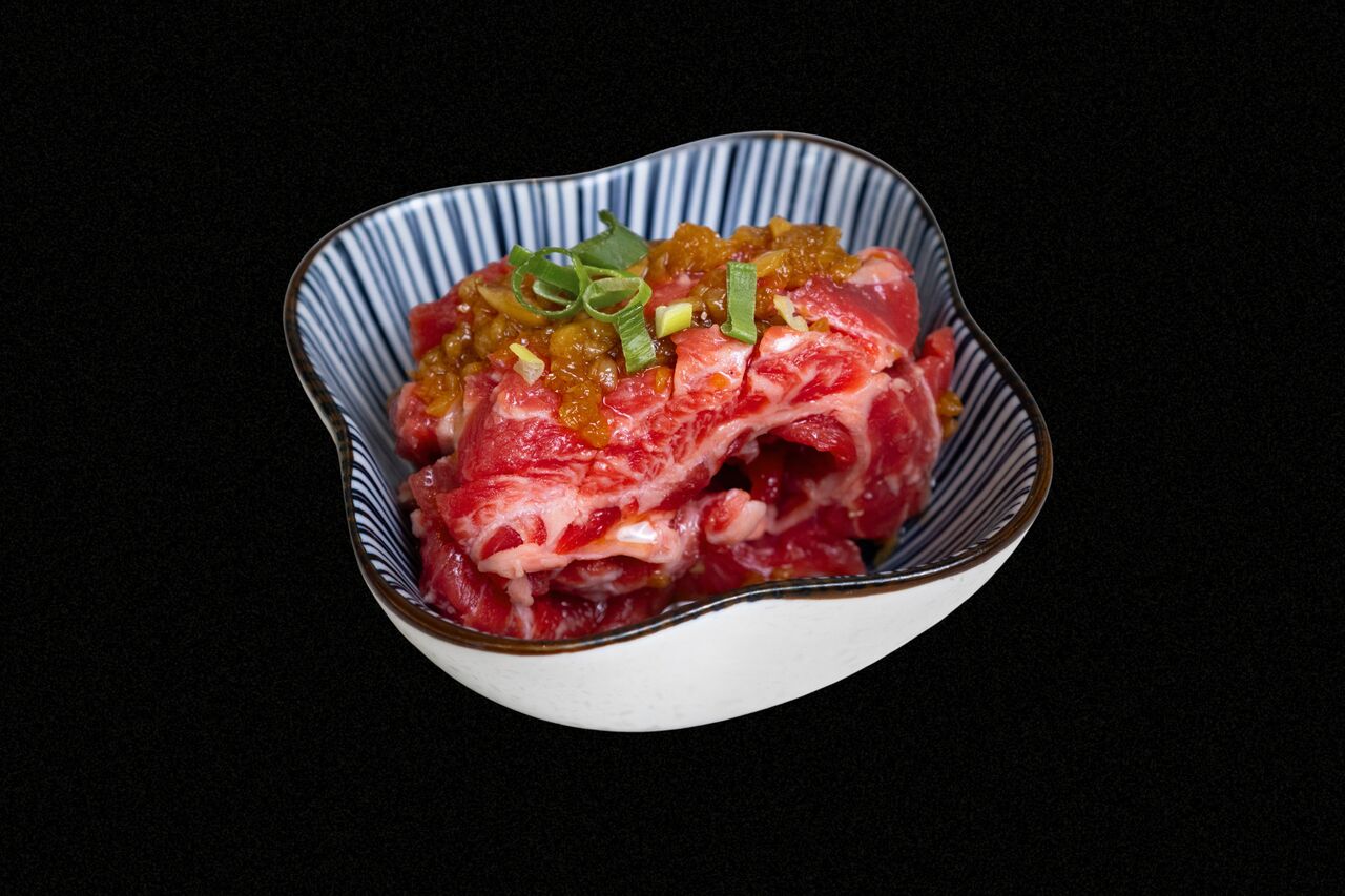 Costilla sin hueso con ajo