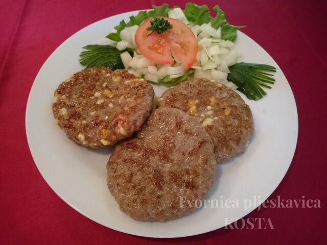 Tri vrste pljeskavica