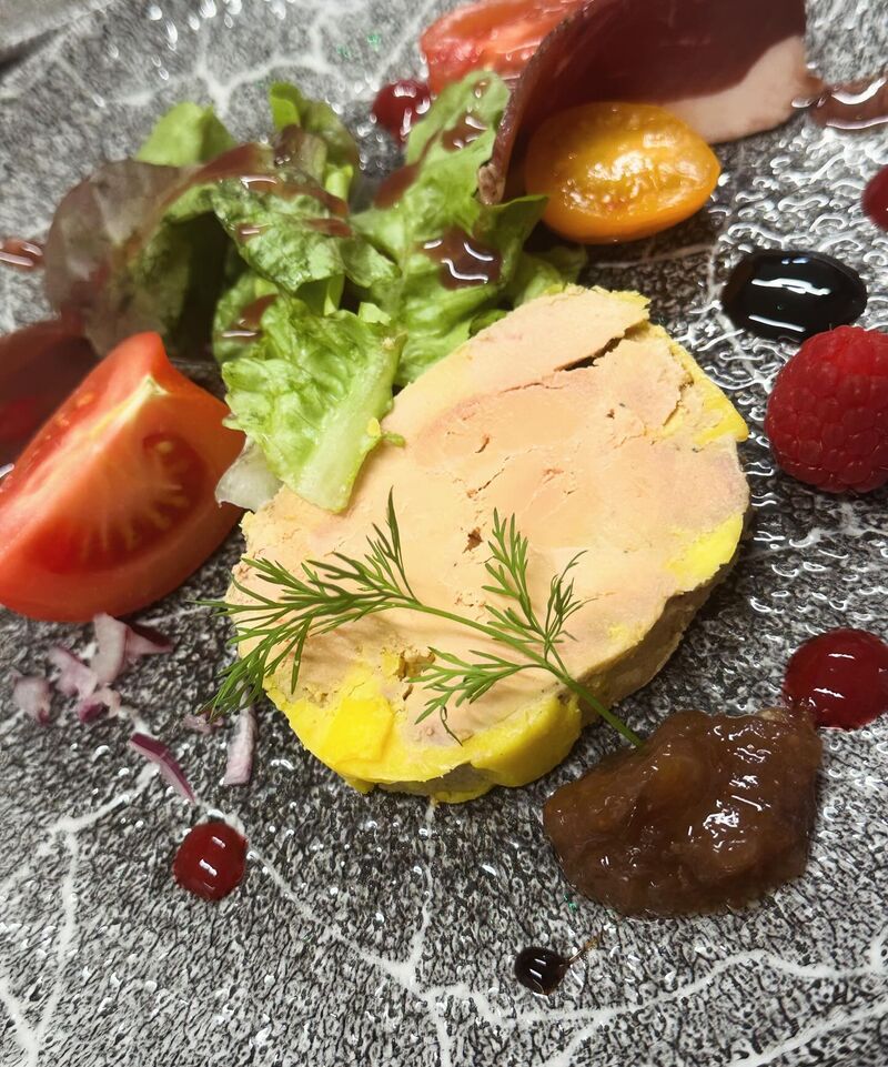 Foie gras maison mi-cuit au Macvin du Jura