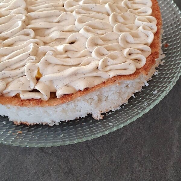 Tarte coco framboise passion