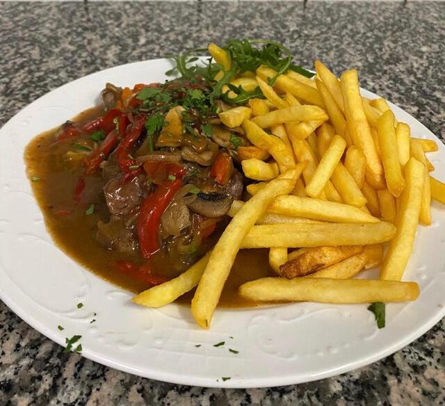 Bistecca alla boscaiola 