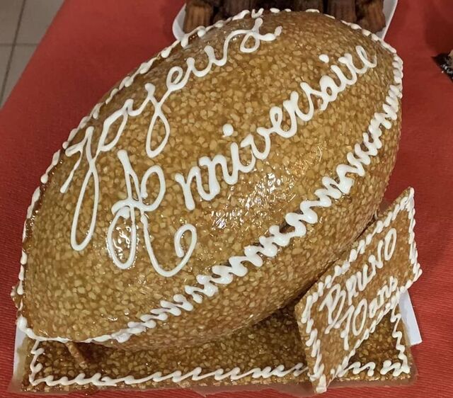 Pièce Nougatine Ballon Rugby