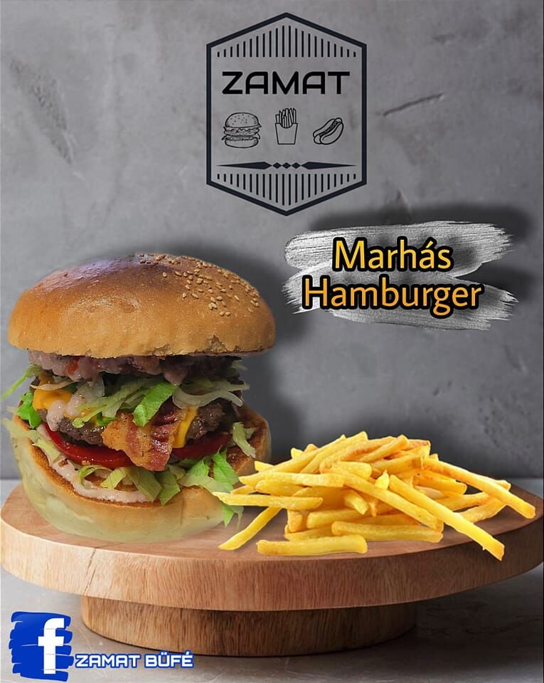 Marhás hamburger 