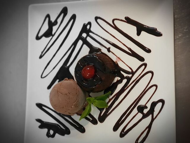 Coulant relleno de dulce de leche... postre estrella! Tienes que probarlo.....