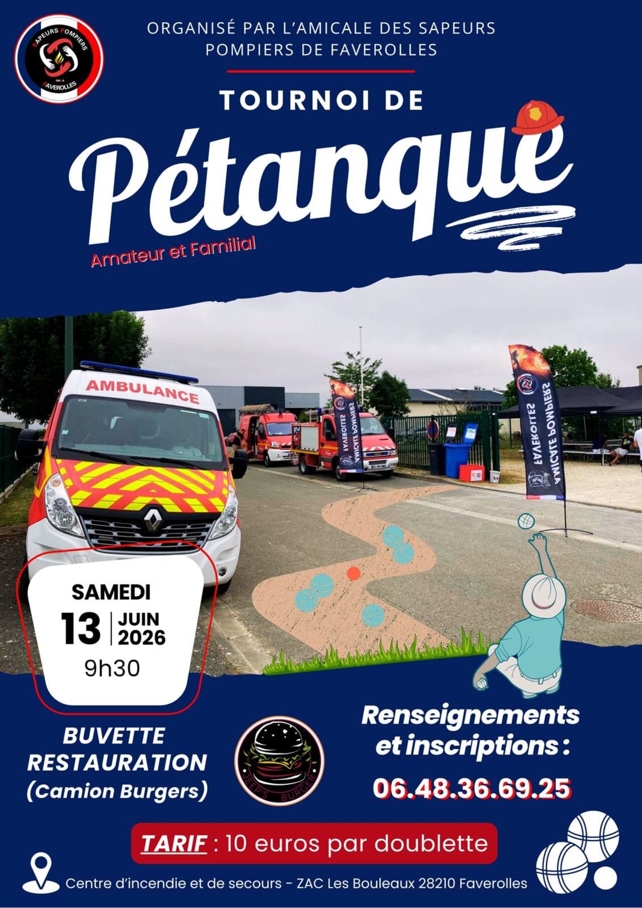 Tournoi de pétanque faverolles