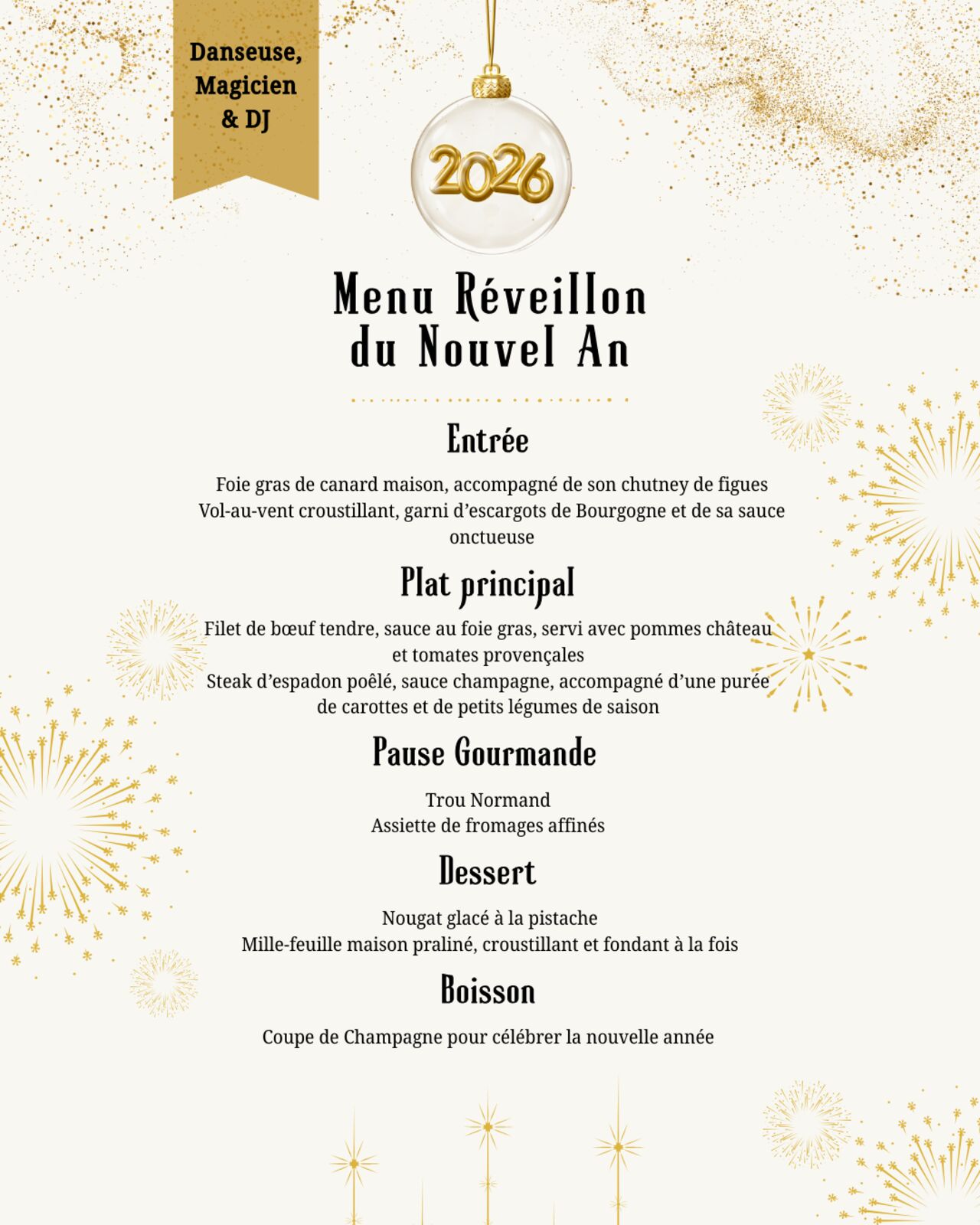 MENU NOUVEL AN