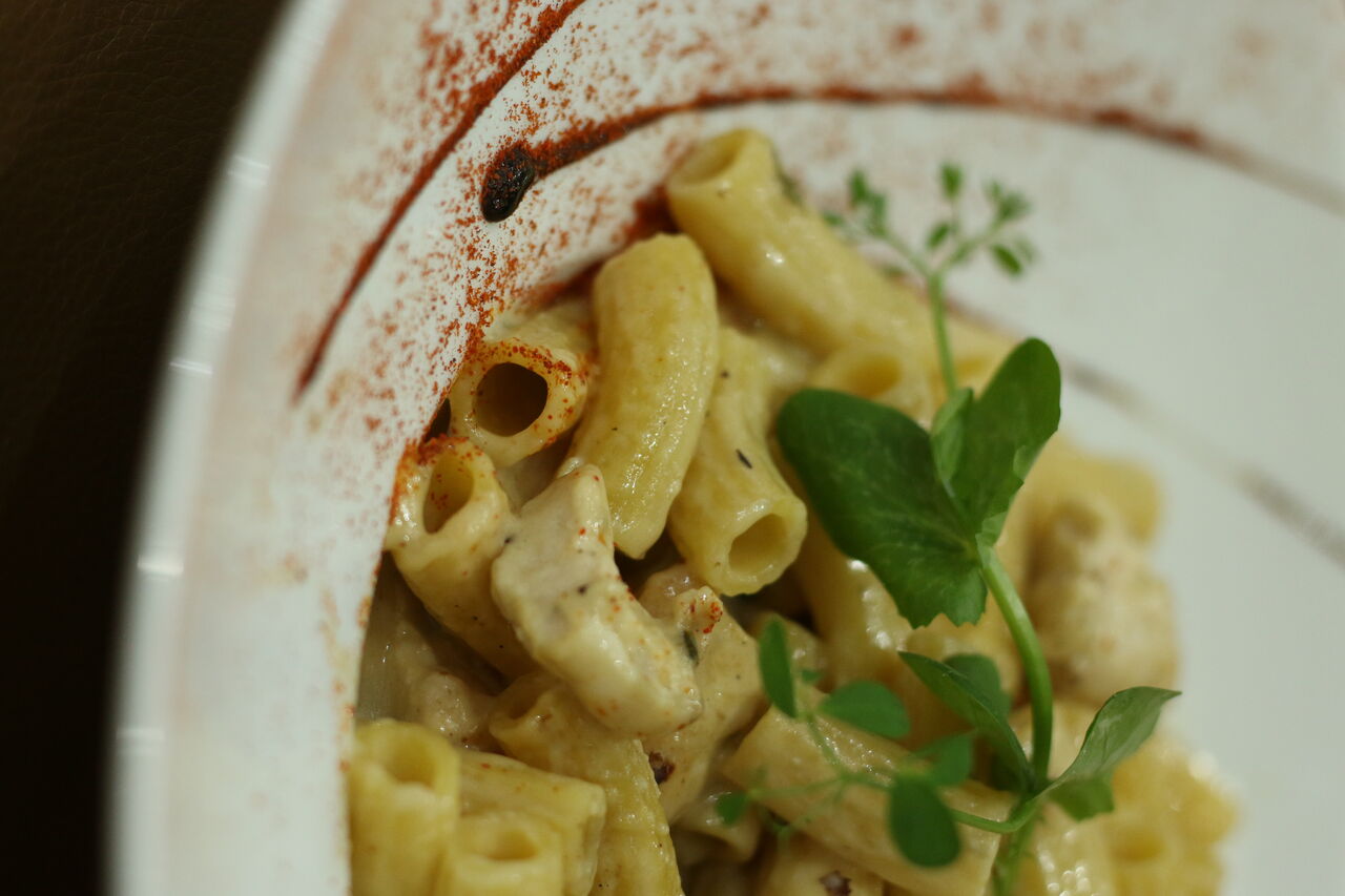 Rigatoni volaille jaune