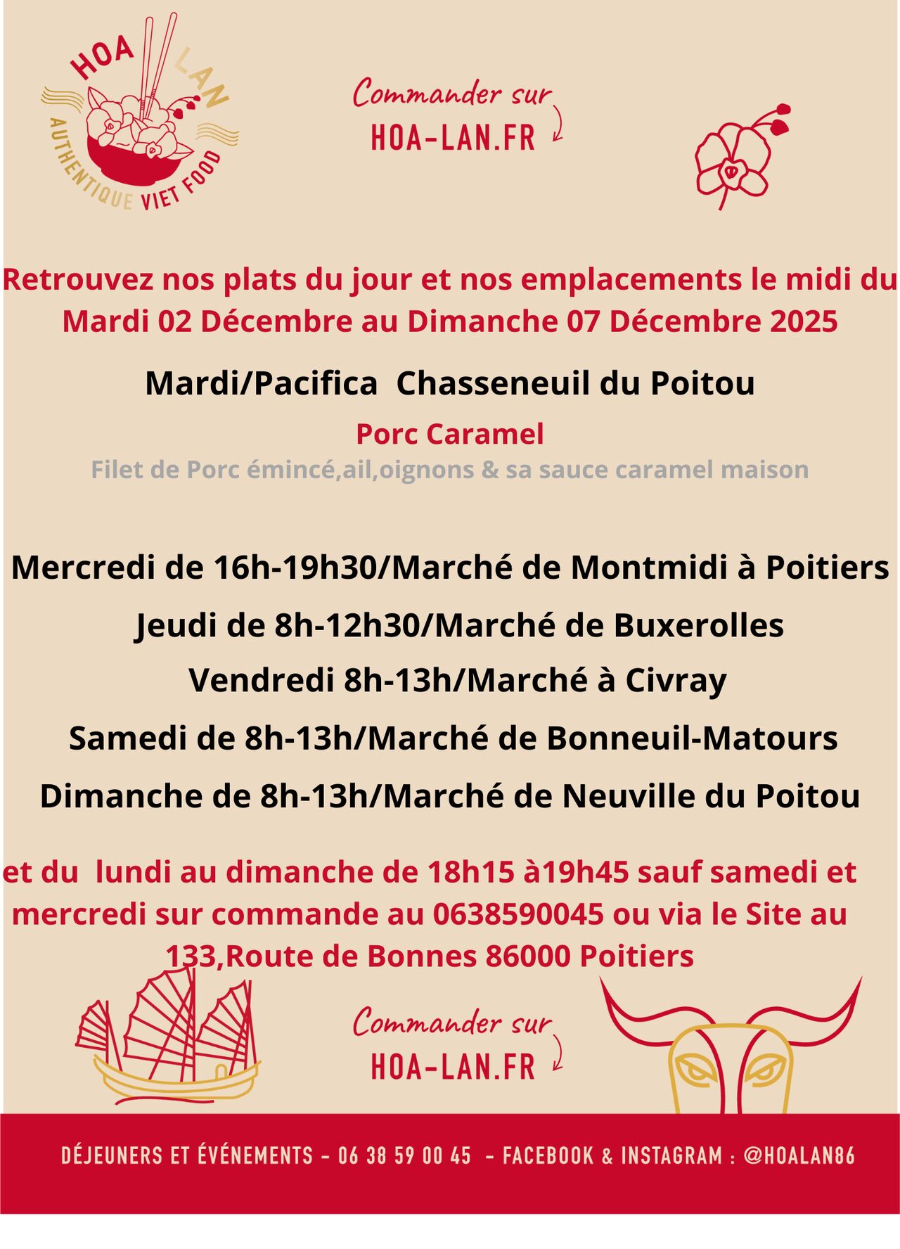 Semaine du 02 au 07 Décembre 2025