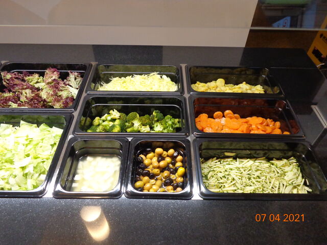...unser neues Salatbuffet