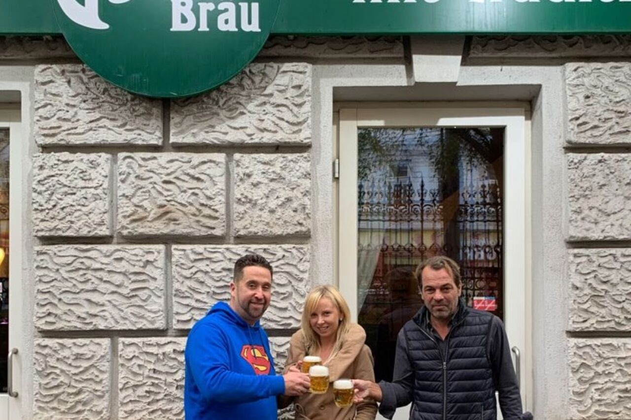 Brausilvester und Schlüsselübergabe