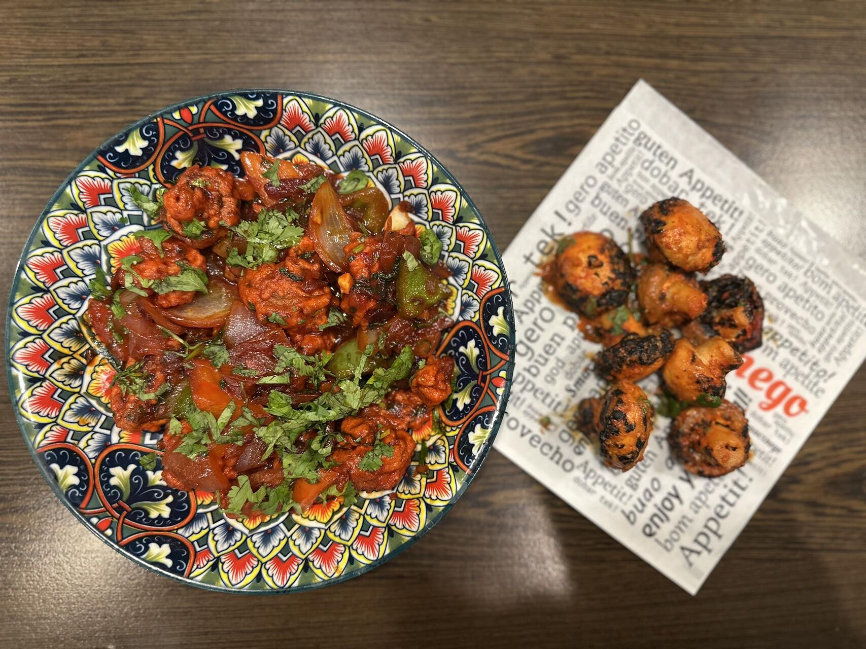 Naan Kebab & Dania na Talerzu