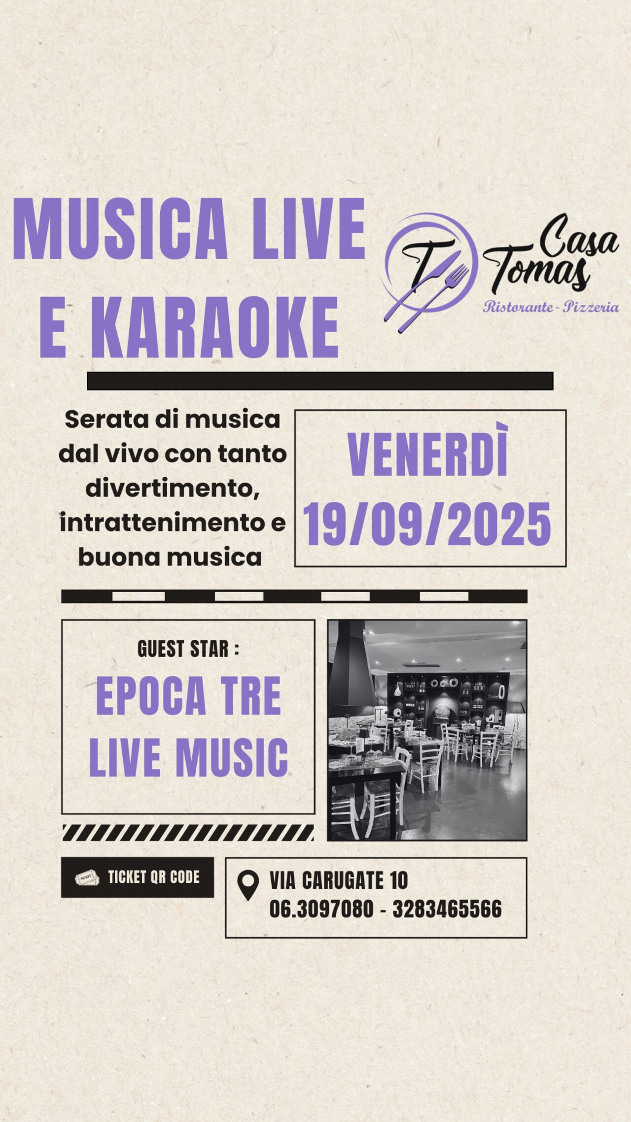 Musica live e karaoke