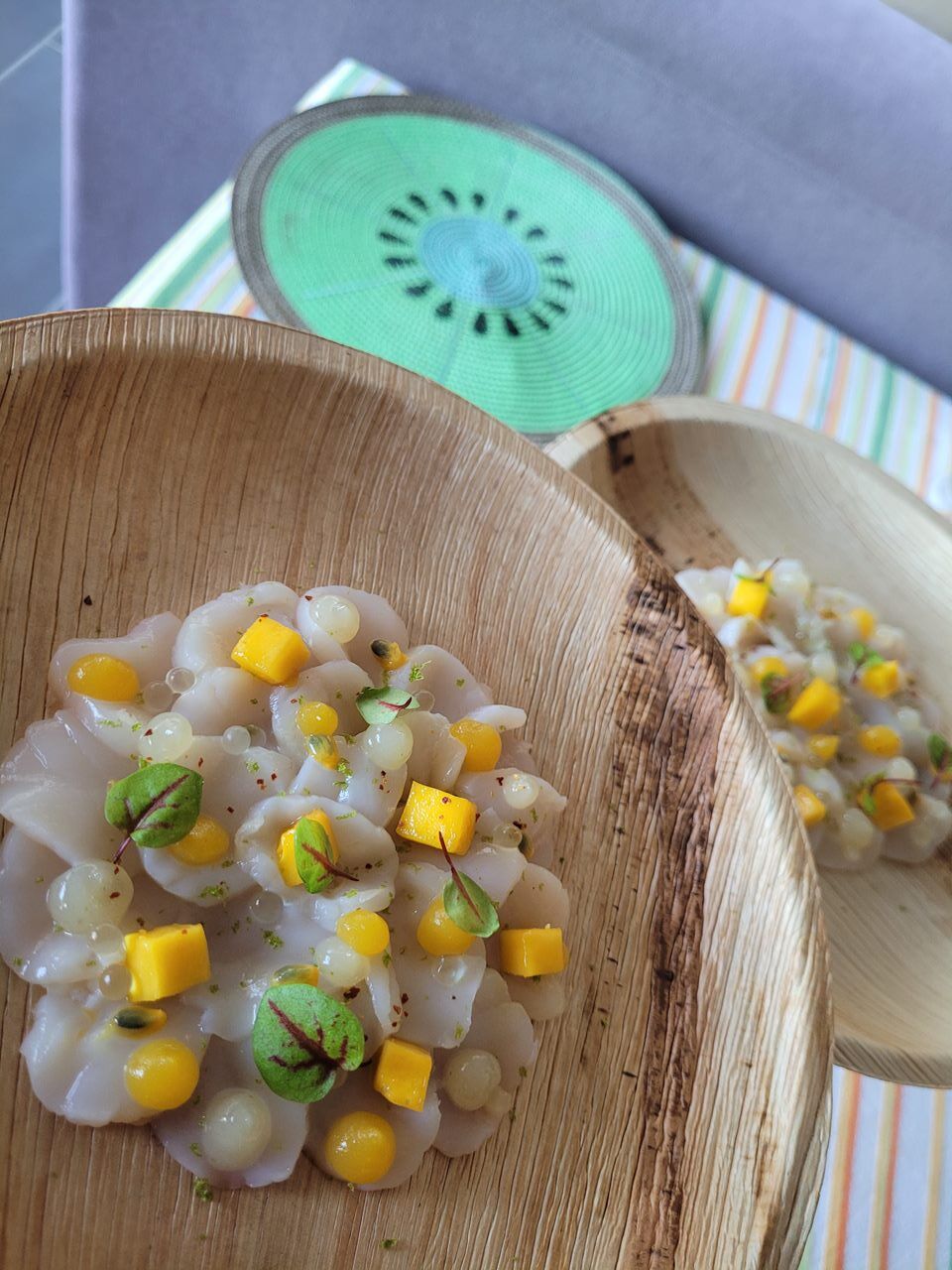 Carpaccio de Saint Jacques exotique 