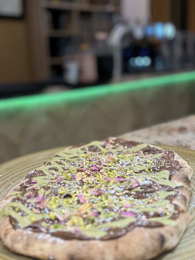 PIZZA NUTELLA PISTACHE DE SICIL