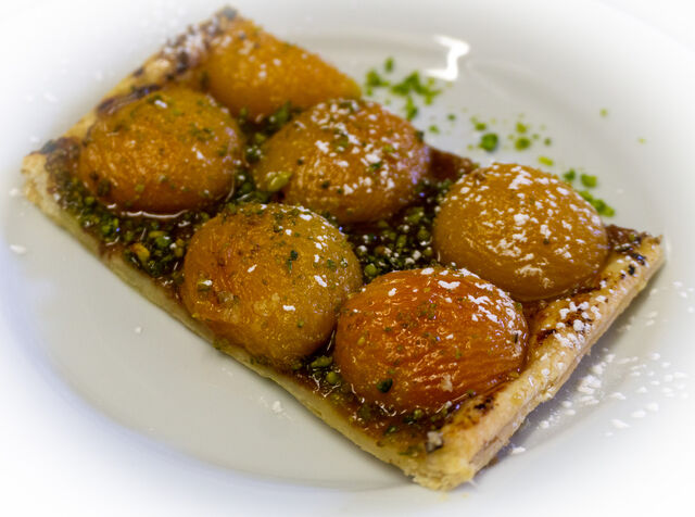 tarte abricot/Pistache 