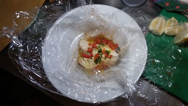 cartoccio d'orata all'acquapazza