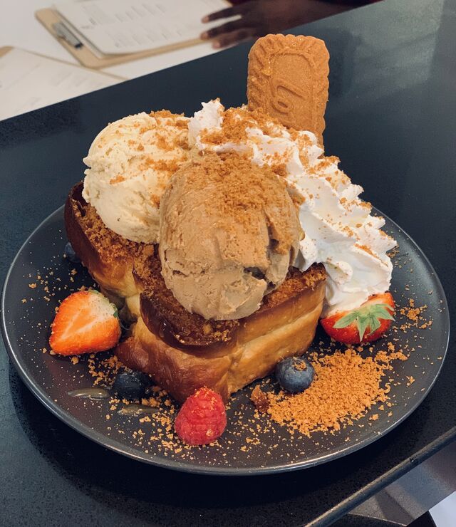 HONEY TOAST SPECULOS CAFE