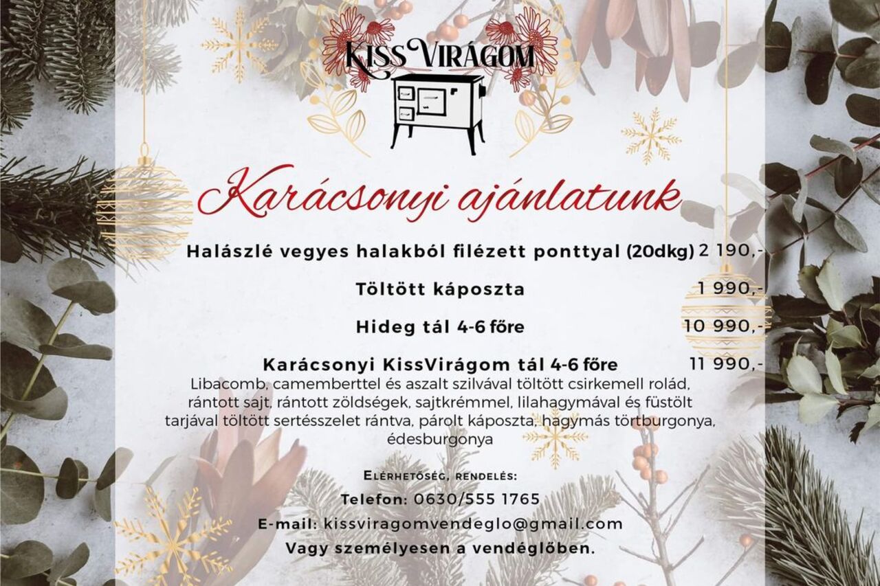 🎄 Karácsonyi ajánlatunk 🎄