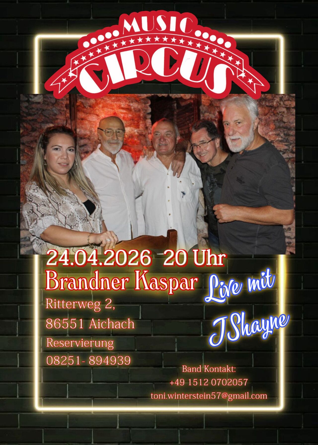 Music Circus Live @ Brandner Kaspar