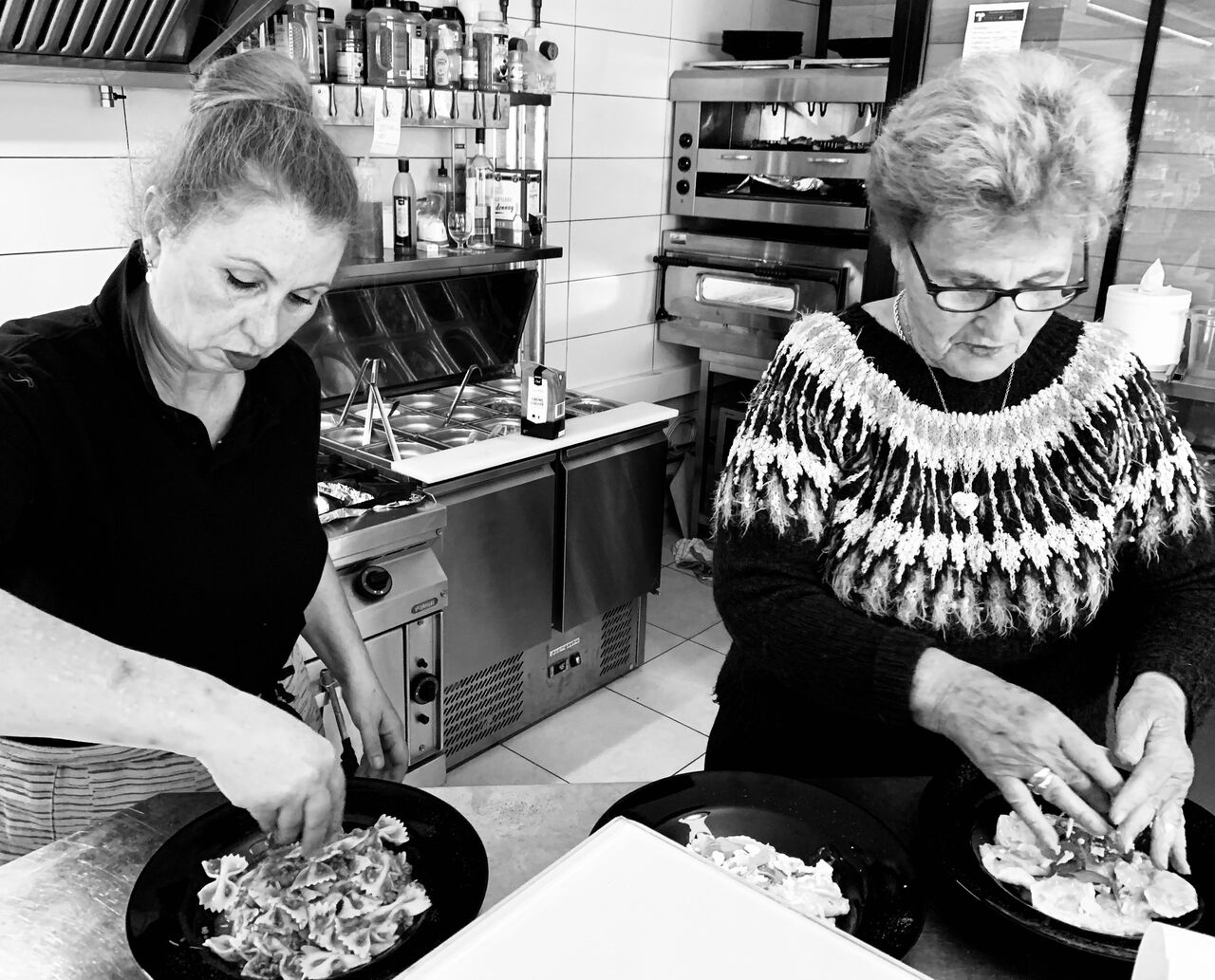 Mère et fille, l'amour des bons plats