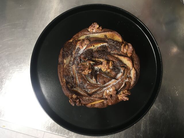 LA TORTA CASERECCIA DI MELE E NOCI