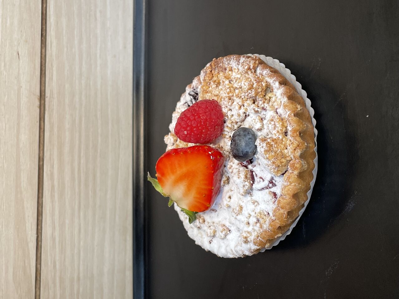 Crumble fruits rouges