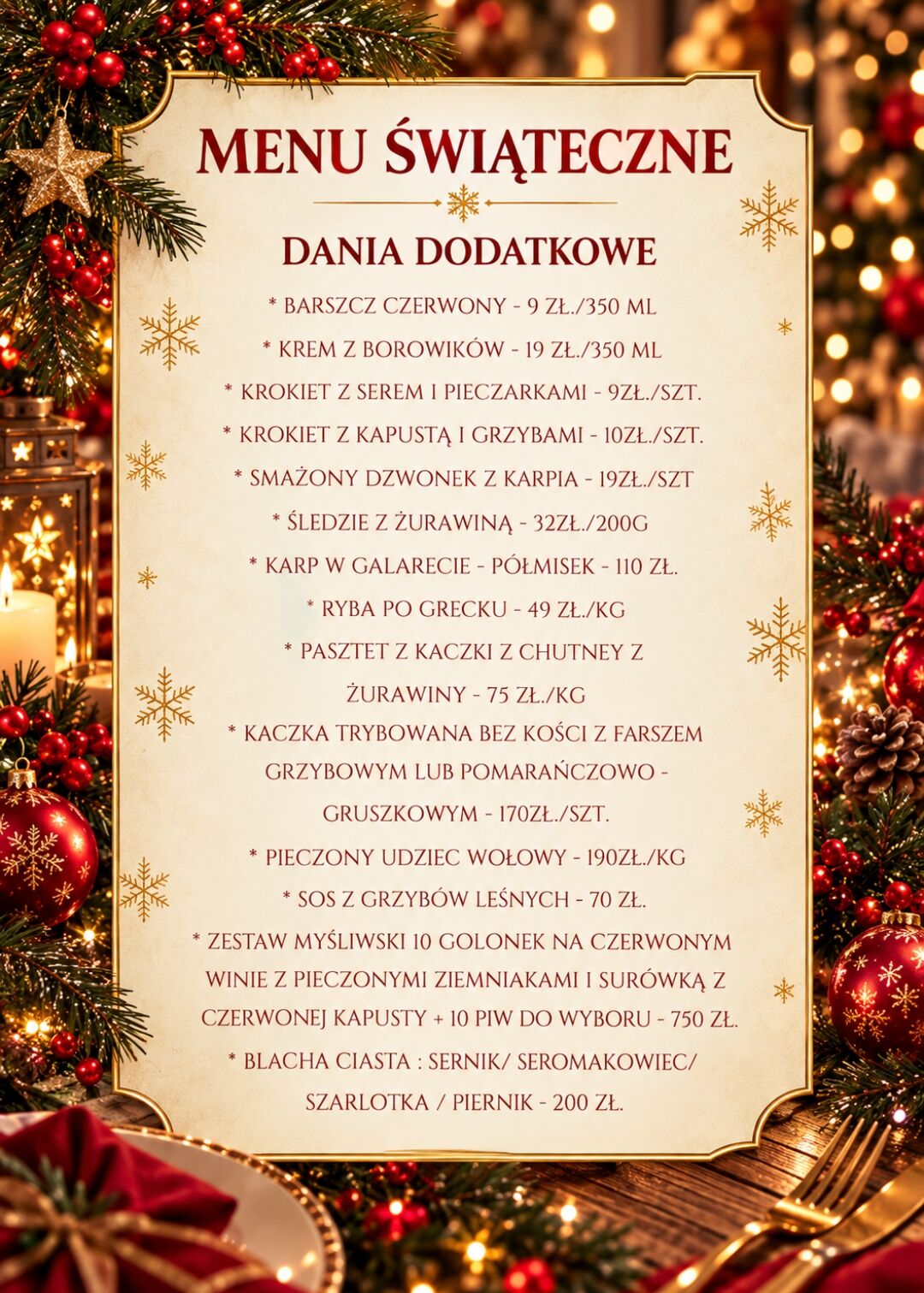 OFERTA ŚWIĄTECZNA 2026
