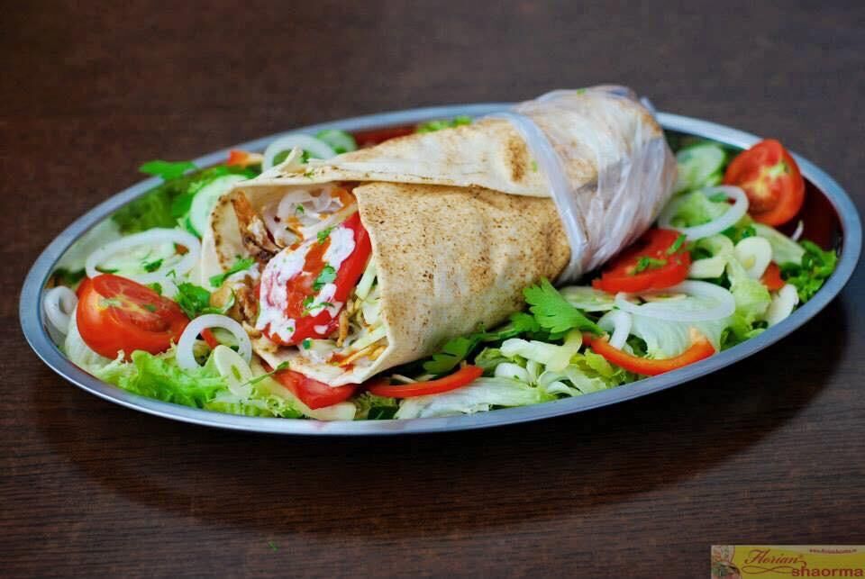 Shaorma de pui la lipie