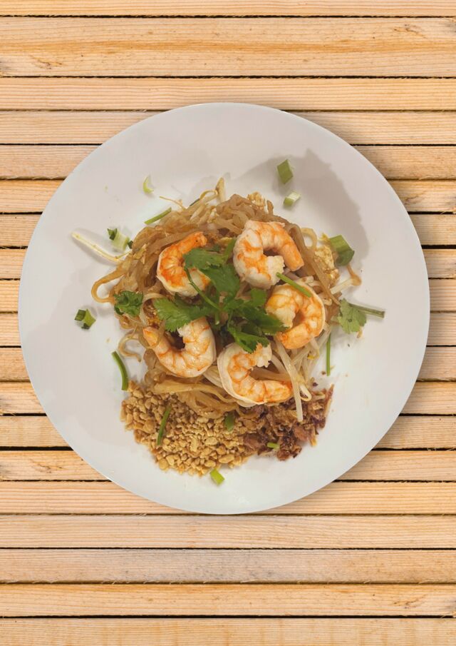 Pad Thai ( crevette oh Poulet ou vegetarian)