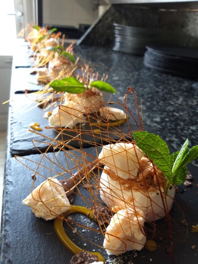  photo de dessert du menu du marché