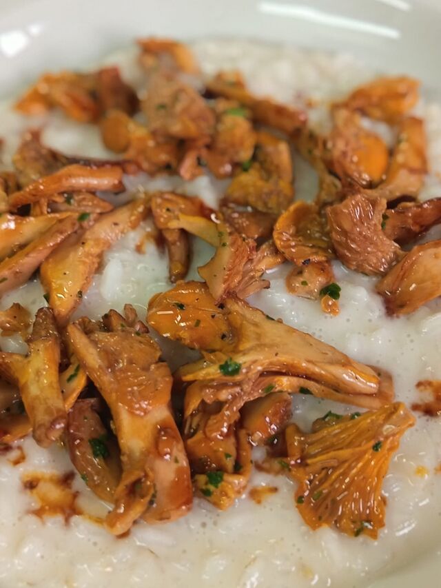 Risotto con cardoncelli