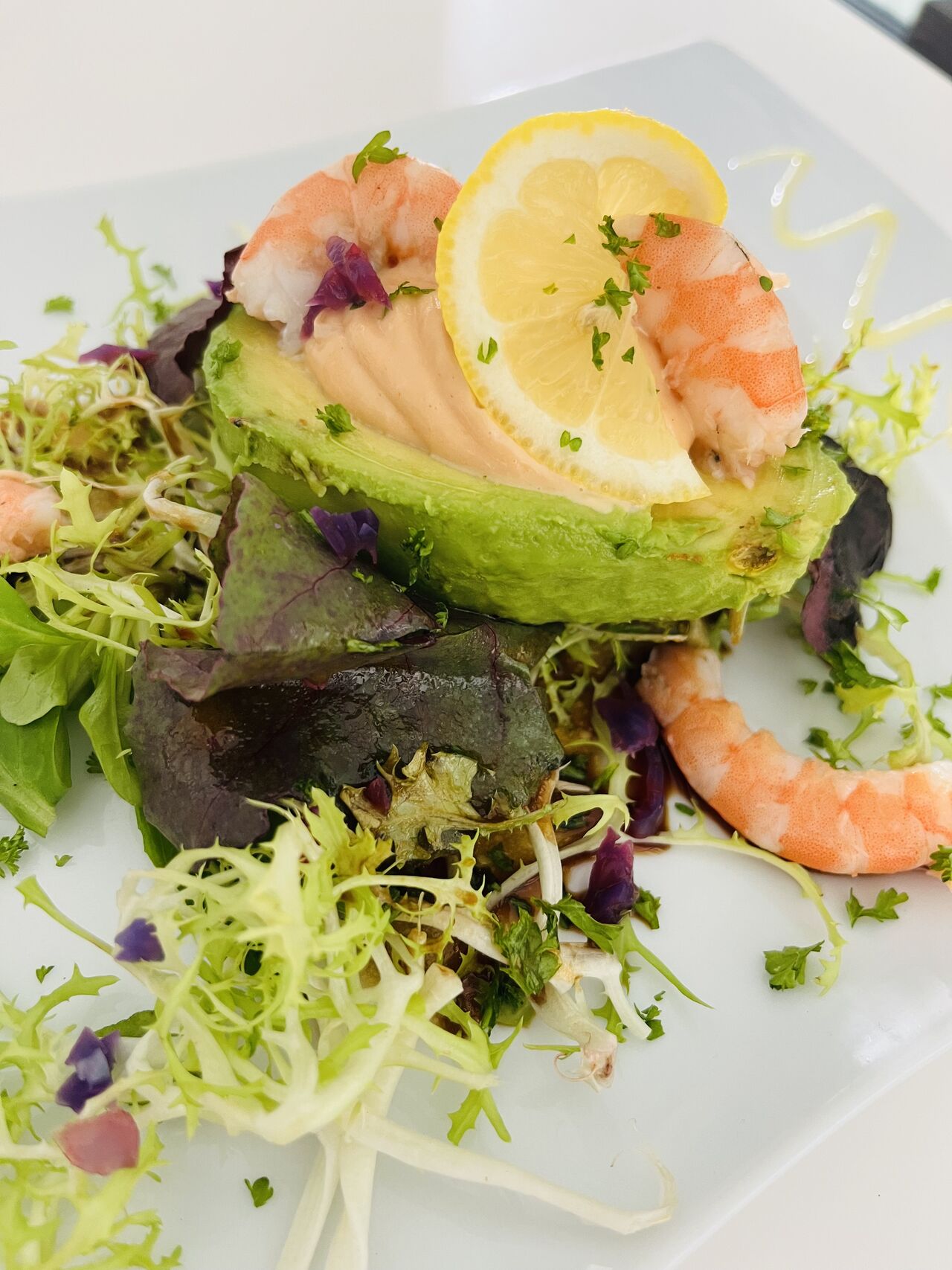 Avocat Crevettes sauce cocktail