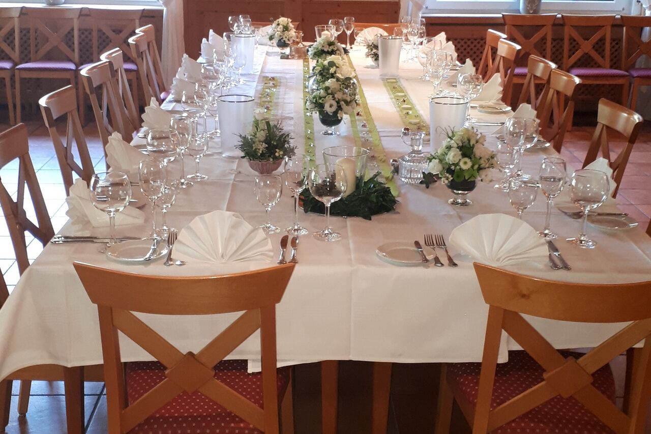 Gemütlich feiern...