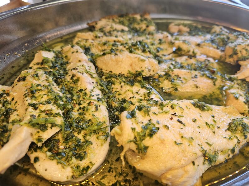 Pechuga en salsa verde 