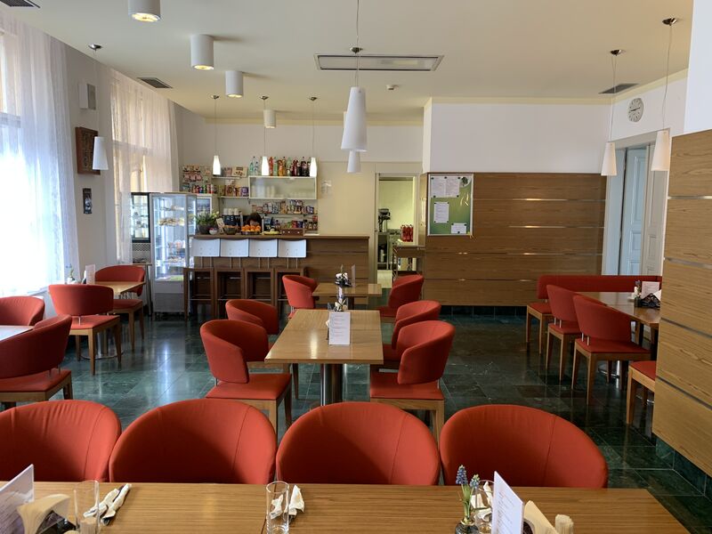 Pohled na prodejní pult