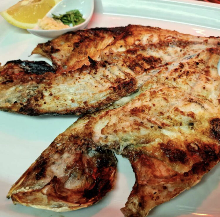 Dourada grelhada